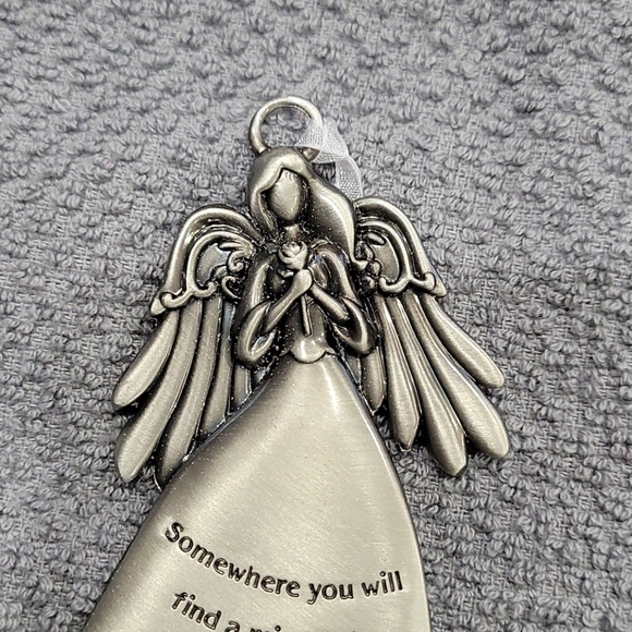 NWT!!! Beautiful Pewter Angel Ornament!!! - Picture 2 of 5